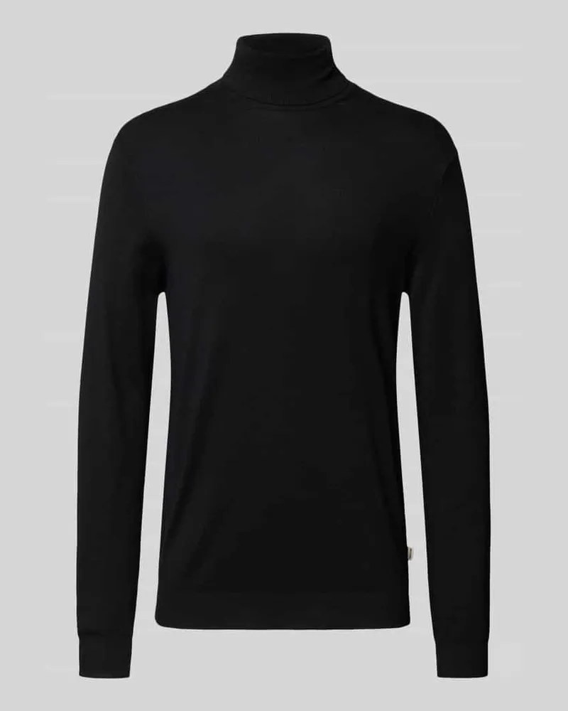 Only & Sons Regular Fit Rollkragenpullover aus Viskose-Mix Modell 'WYLER 