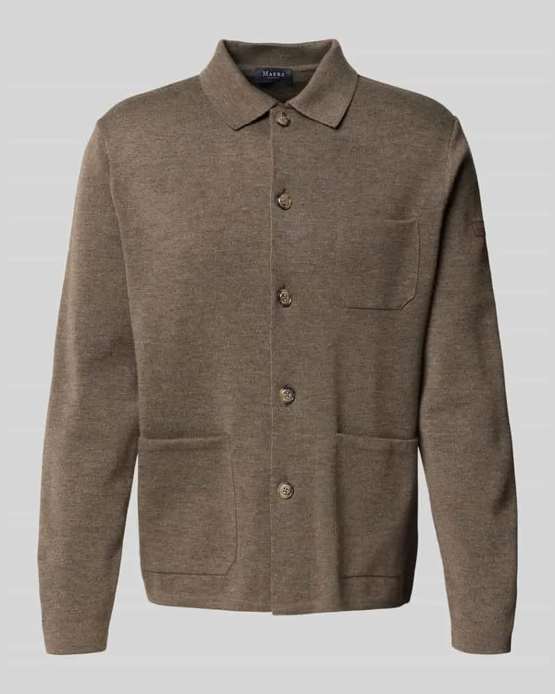 Maerz Regular Fit Hemdjacke mit Knopfleiste Hazel