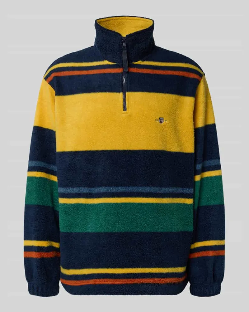 Gant Sweatshirt mit Stehkragen Marine