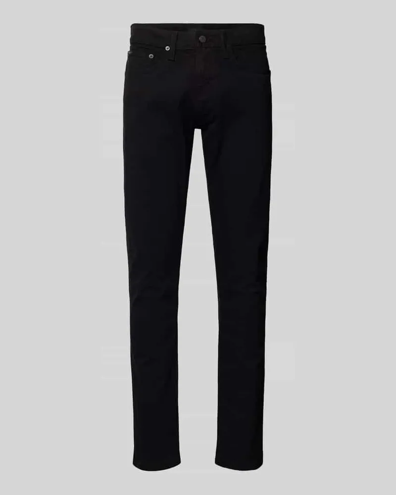 Ralph Lauren Slim Fit Jeans mit 5-Pocket-Design Black