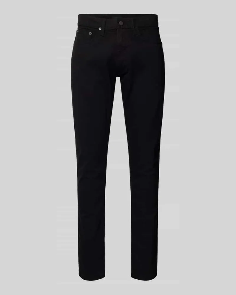 Ralph Lauren Slim Fit Jeans mit 5-Pocket-Design Black
