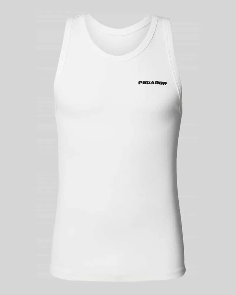 PEGADOR Tanktop mit Label-Stitching 