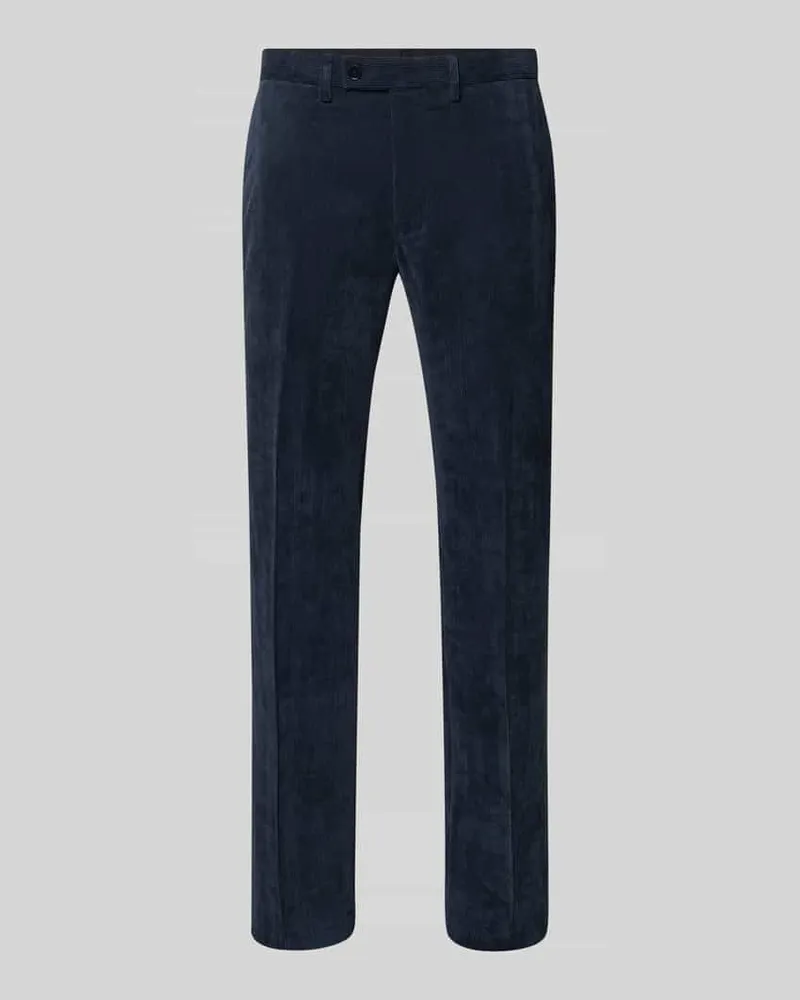 Christian Berg Slim Fit Cordhose mit Bügelfalten 