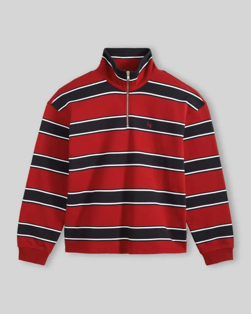 Levi's Relaxed Fit Sweatshirt aus reiner Baumwolle Rot