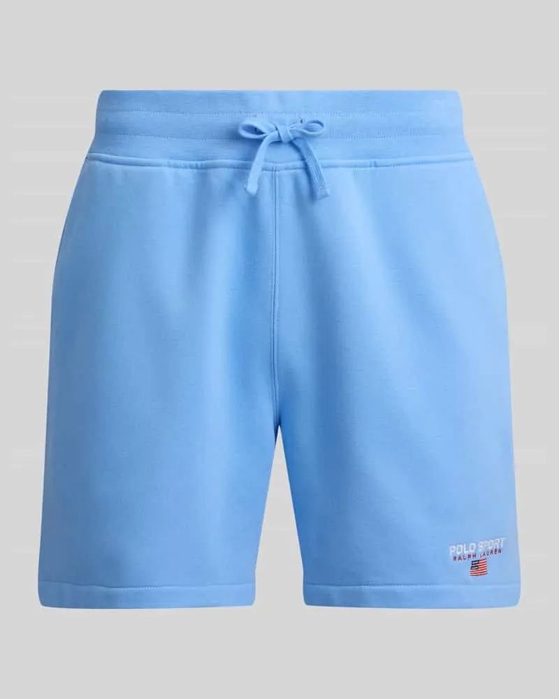 Ralph Lauren Regular Fit Sweatshorts aus Baumwoll-Mix Hellblau