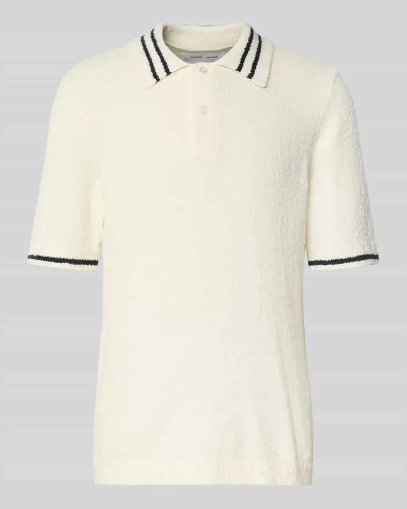 Samsøe & Samsøe Strickshirt mit Polokragen Modell 'SAPEDRO POLO 