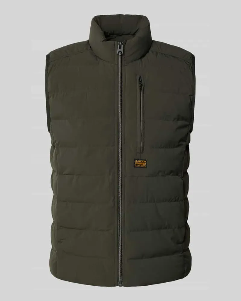 G-STAR RAW Steppweste mit Label-Patch Modell 'Foundation 