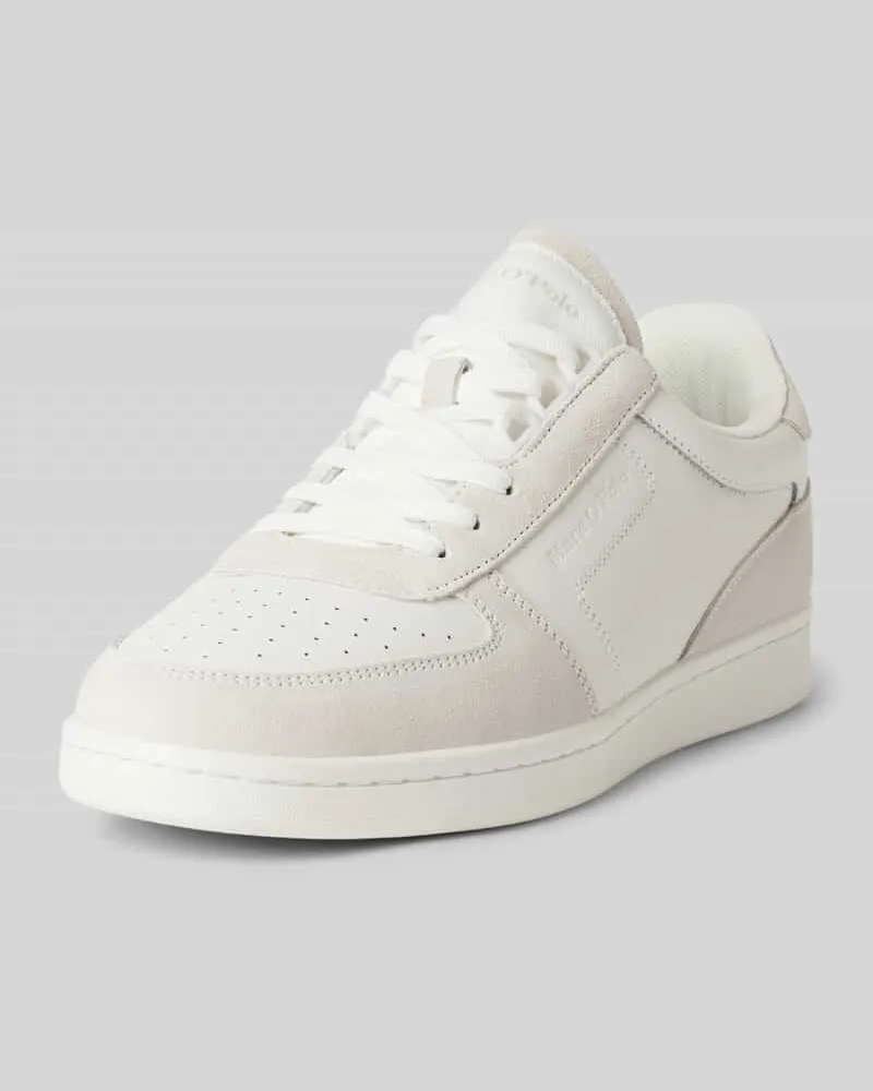 Marc O'Polo Low Top Sneaker im Retro-Stil aus hochwertigem Rindsleder 