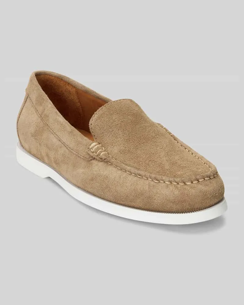 Ralph Lauren Loafer aus echtem Rindsleder Beige