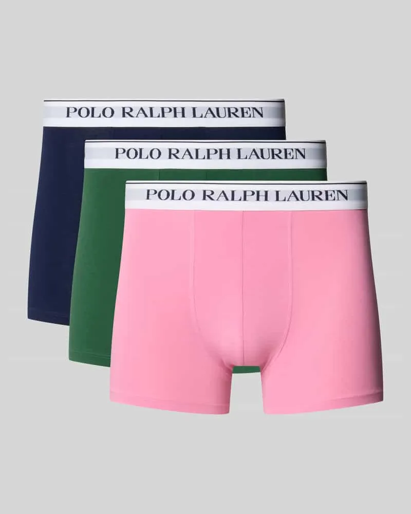 Ralph Lauren Trunks aus Baumwoll-Mix Modell 'CLSSIC TRUNK-3 PACK Pink