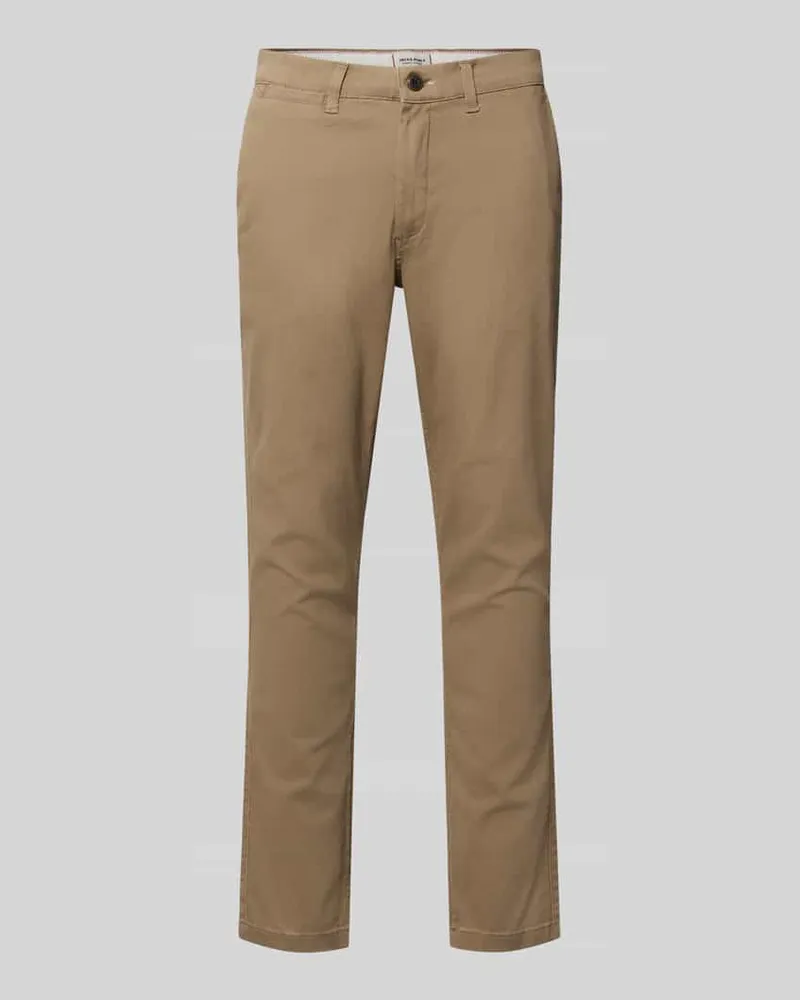 Jack & Jones Slim Fit Hose mit Gesäßtaschen Modell 'MARCO Beige