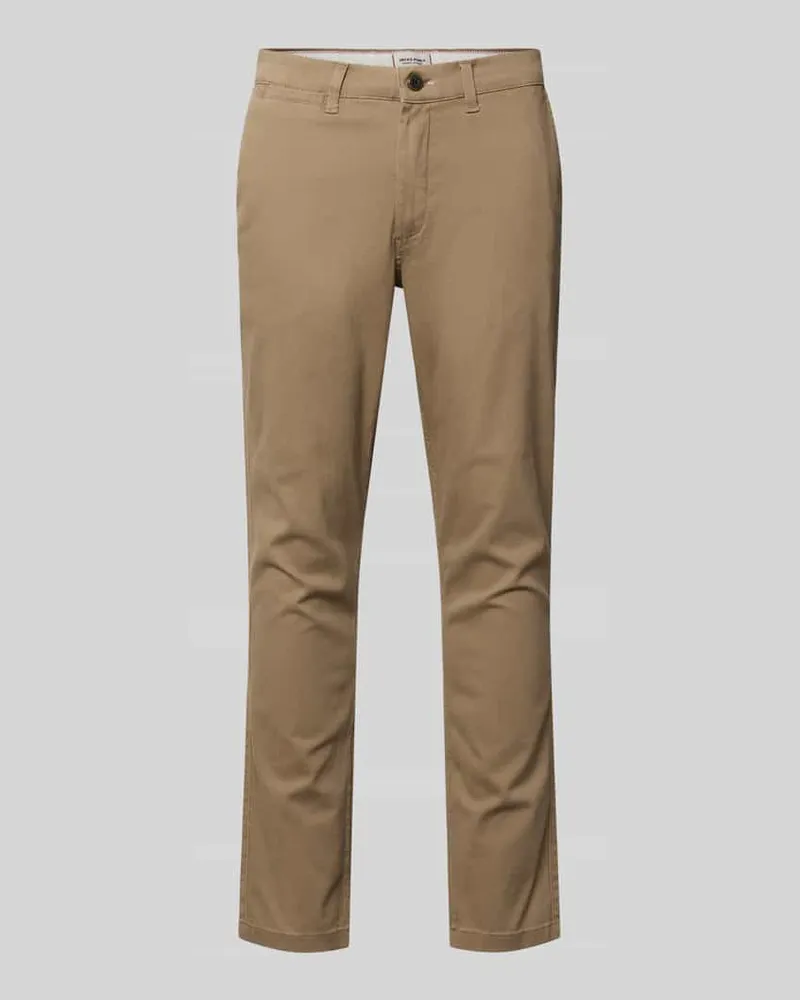 Jack & Jones Slim Fit Hose mit Gesäßtaschen Modell 'MARCO Beige
