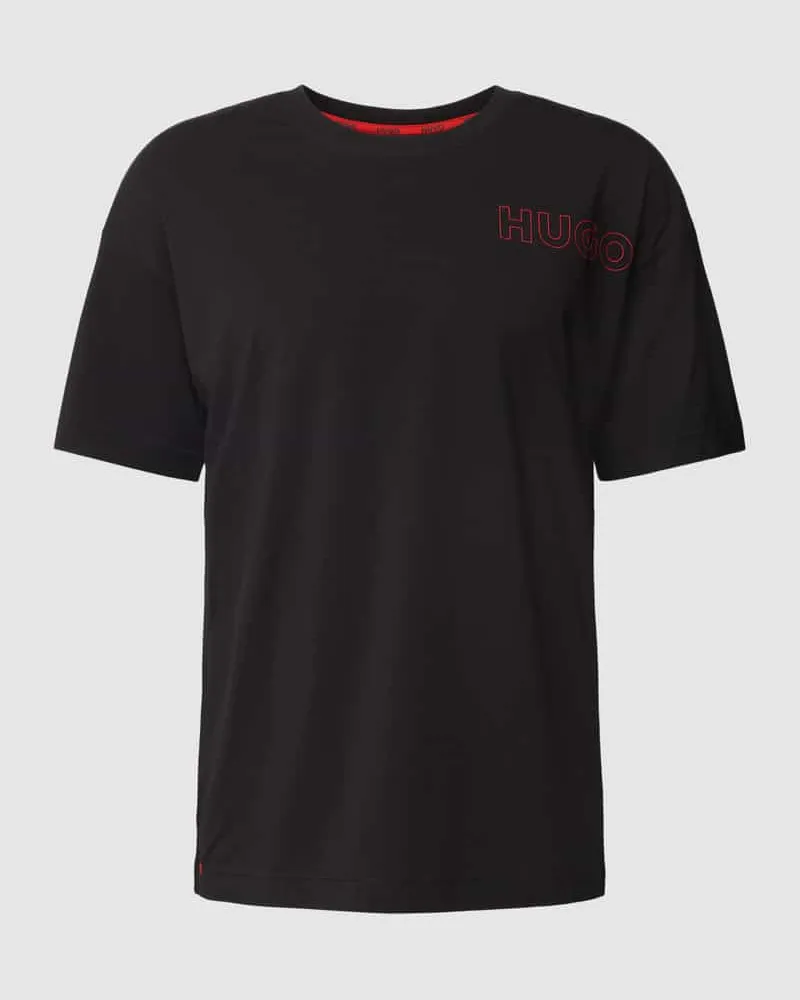 HUGO BOSS T-Shirt mit Label-Print Modell 'Unite 