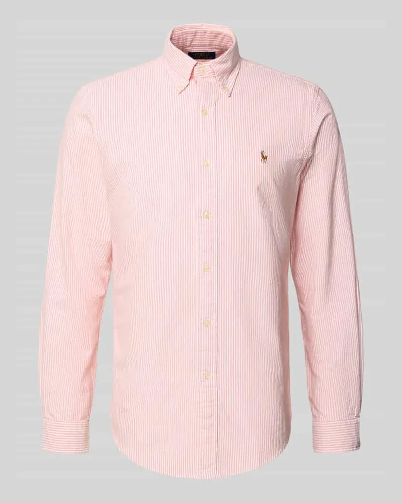 Ralph Lauren Freizeithemd mit Knopfleiste Lachs