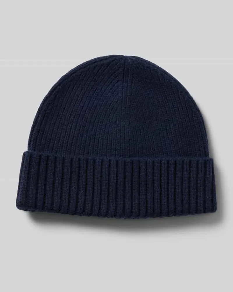 McNeal Beanie aus Wolle-Kaschmir-Mix Marine