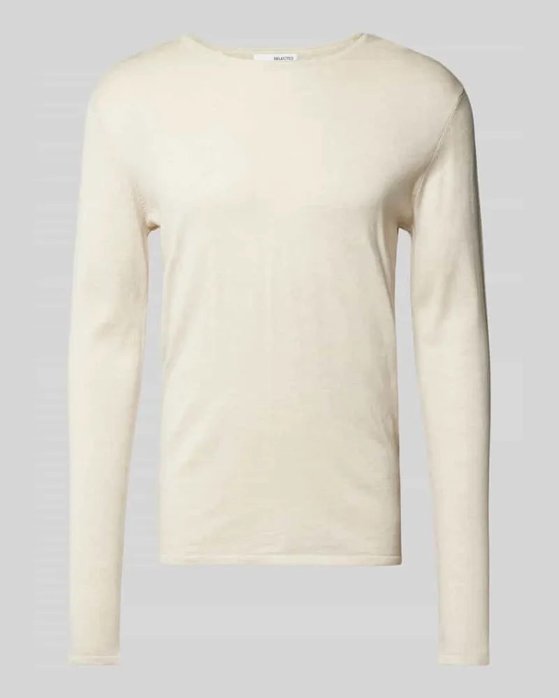 Selected Homme Strickpullover mit Rundhalsausschnitt Modell 'Rome 
