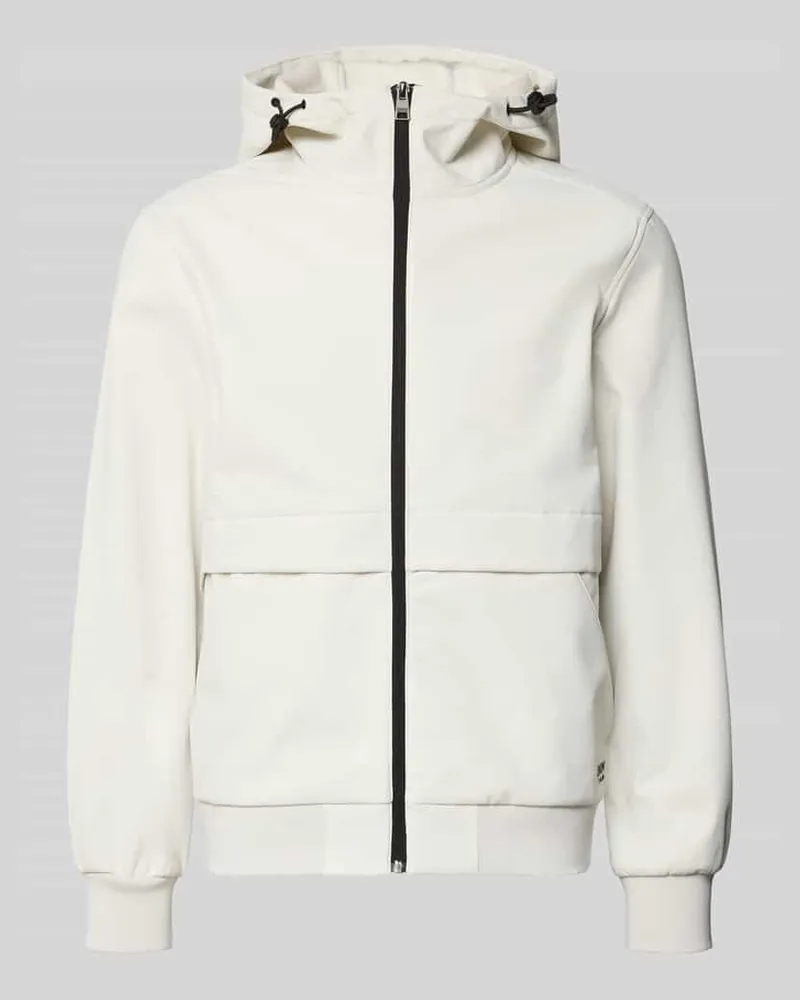 Tom Tailor Regular Fit Funktionsjacke mit Kapuze Hellgrau