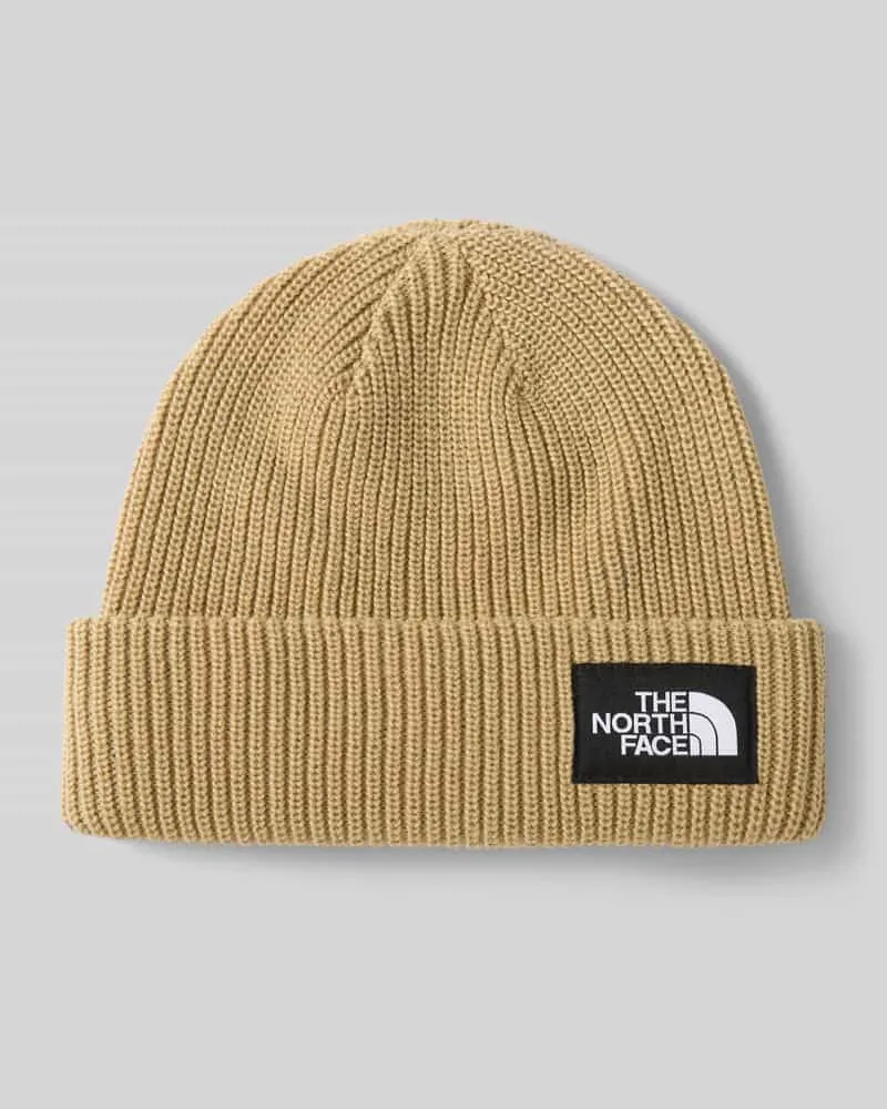 The North Face Beanie mit Label-Detail Beige