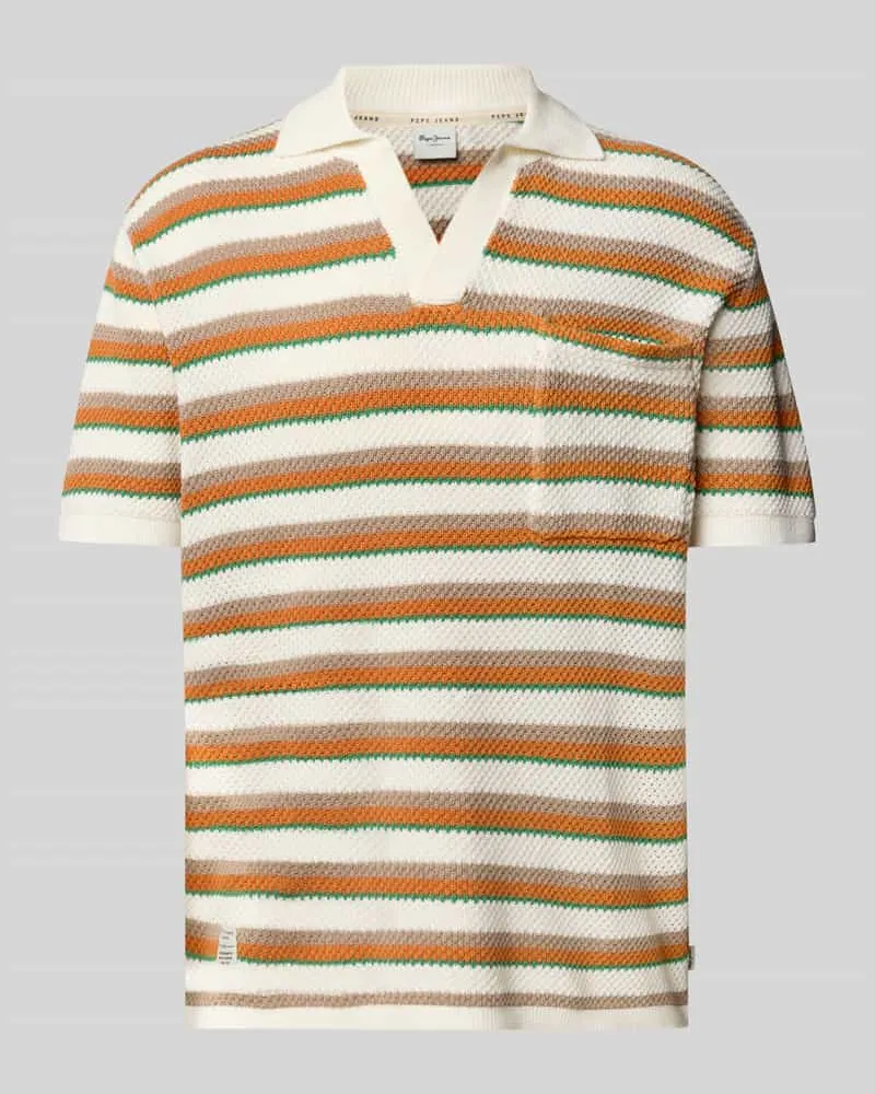 Pepe Jeans Relaxed Fit Poloshirt mit Brusttasche Modell 'LAMAR 