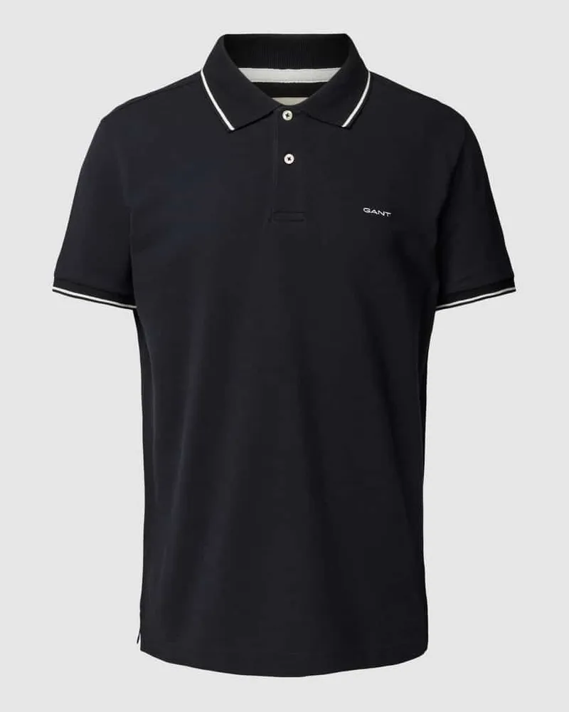 Gant Poloshirt mit Label-Stitching Modell 'TIPPING 