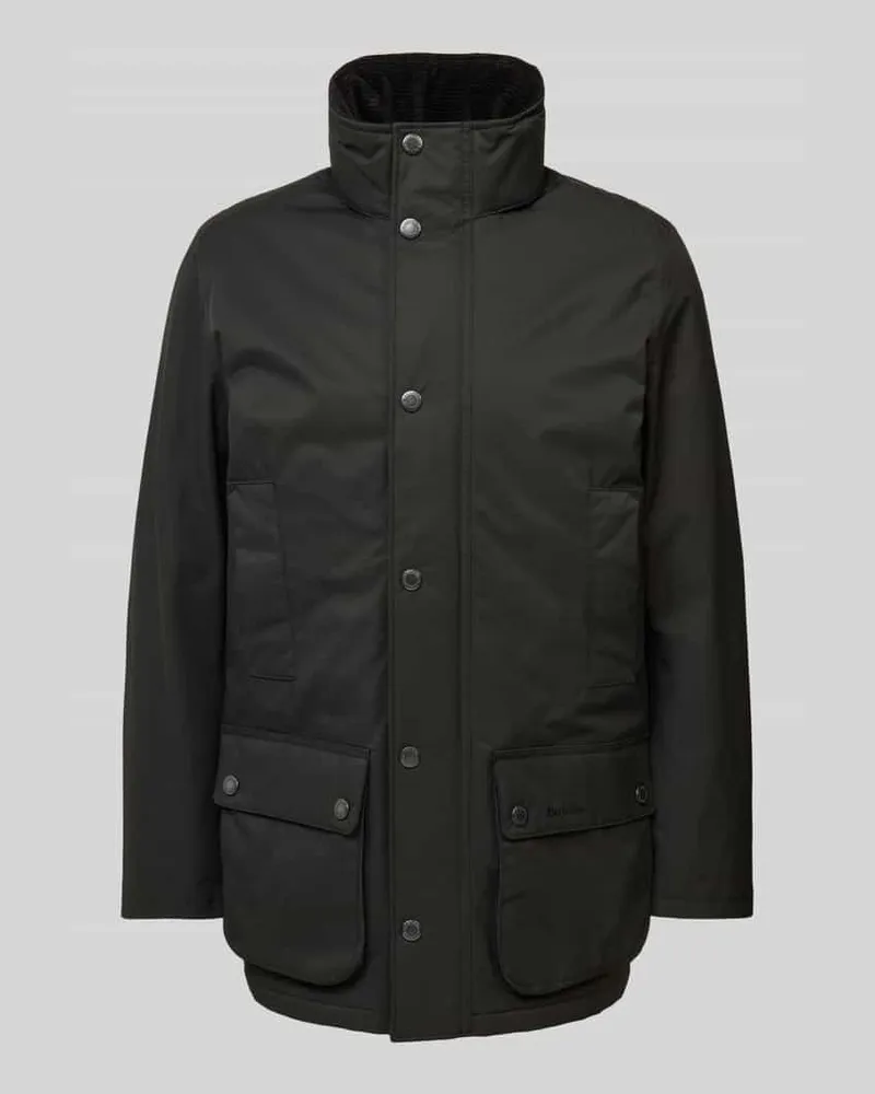 Barbour Jacke mit Pattentaschen Black