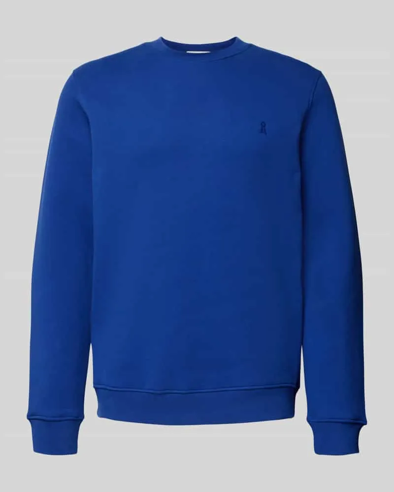 Armedangels Regular Fit Sweatshirt aus reiner Bio-Baumwolle Modell 'BAARO FLEECE Royal
