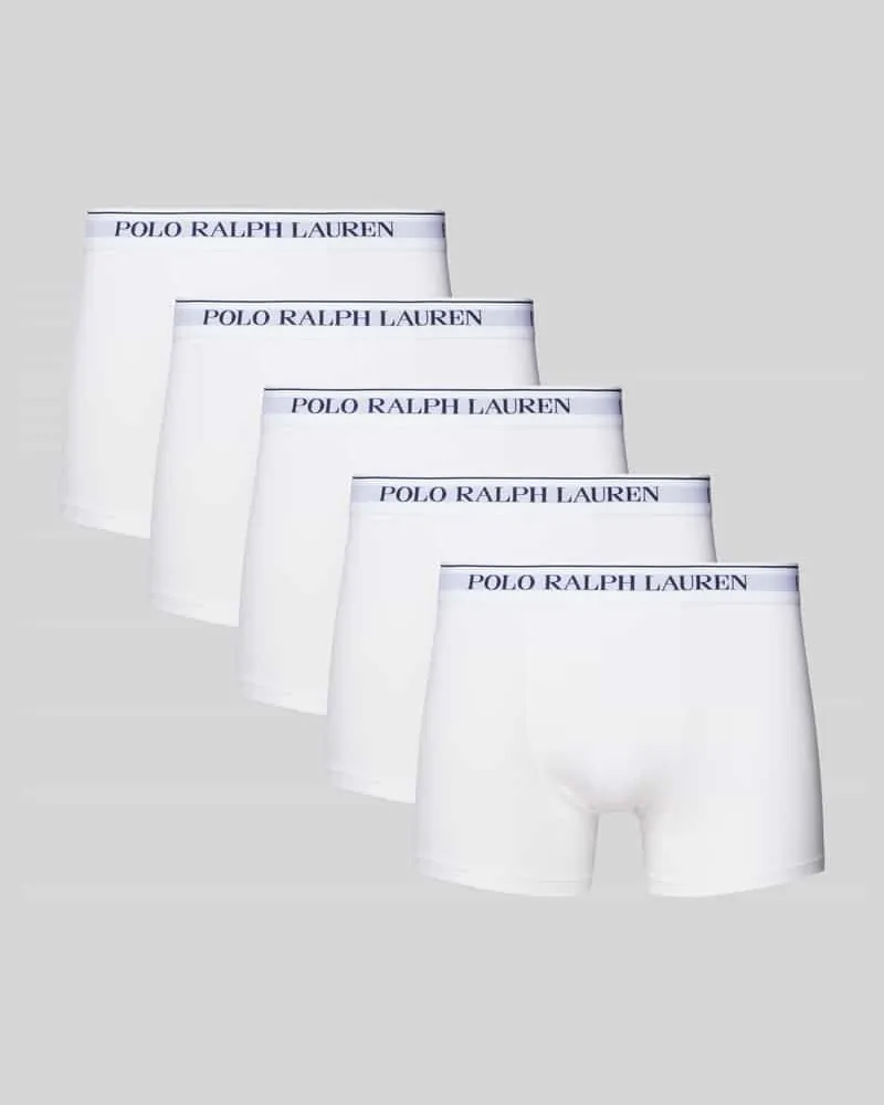 Ralph Lauren Trunks mit elastischem Label-Bund im 5er-Pack 