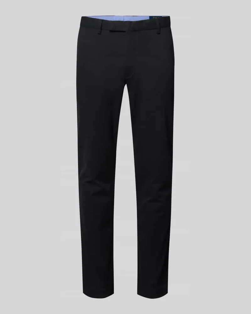 Ralph Lauren Slim Fit Chino aus Baumwoll-Mix Modell 'GREENWICH Black