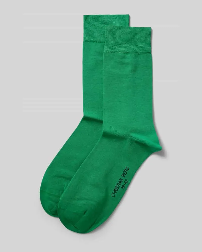 Christian Berg Socken mit Label-Detail 