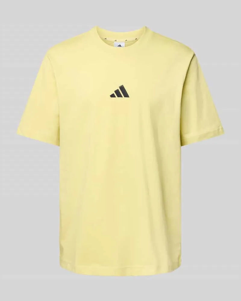 adidas T-Shirt mit Label-Print 