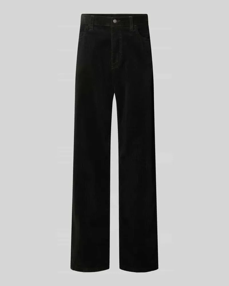 Carhartt WIP Straight Fit Cargohose aus Baumwoll-Mix Modell 'LANDON Dunkelgruen