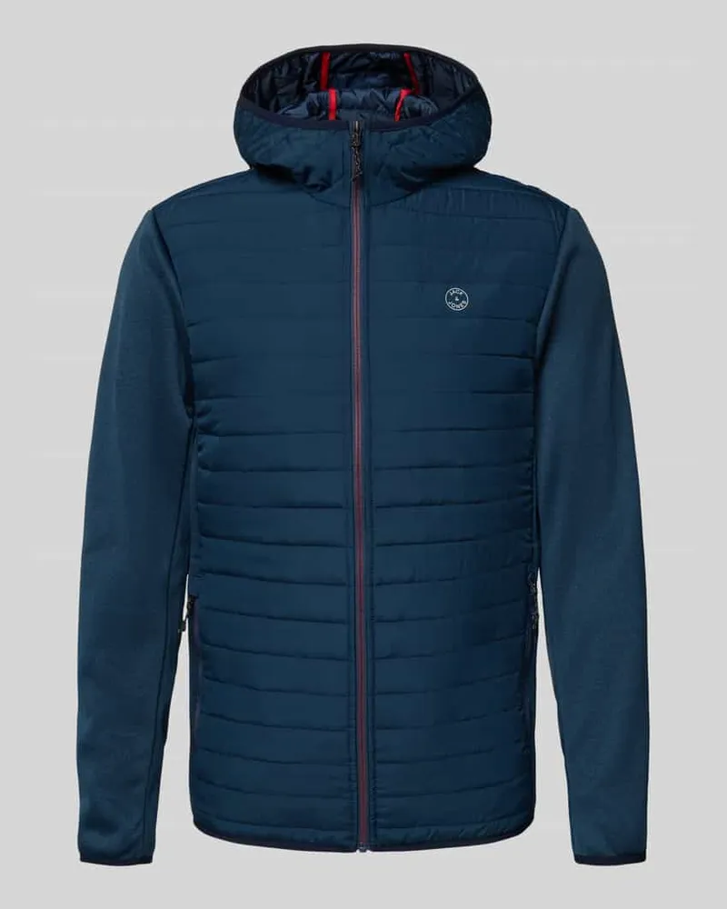 Jack & Jones Steppjacke mit Reißverschluss Modell 'MULTI QUILTED JACKET Dunkelblau