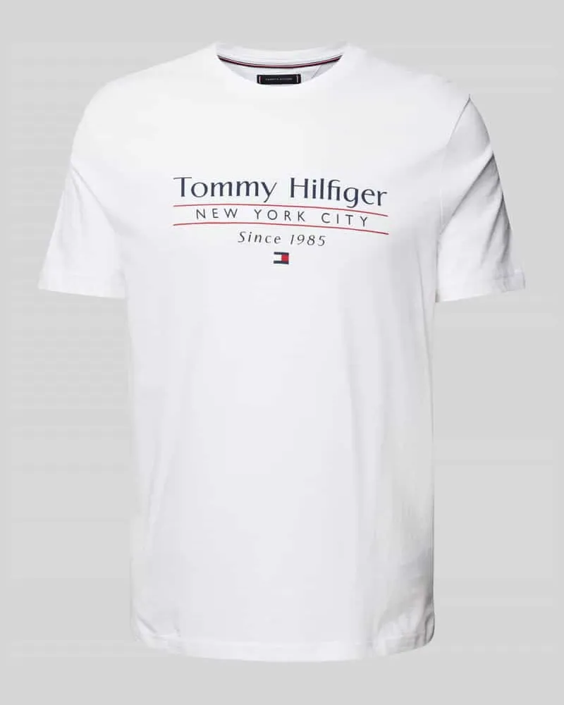 Tommy Hilfiger T-Shirt mit Label-Print 