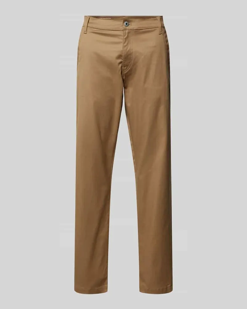 G-STAR RAW Tapered Fit Chino mit Gürtelschlaufen Modell 'Morry Beige
