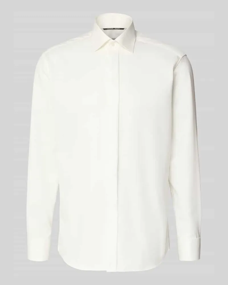 Eterna Regular Fit Smoking-Hemd mit Kentkragen Ecru