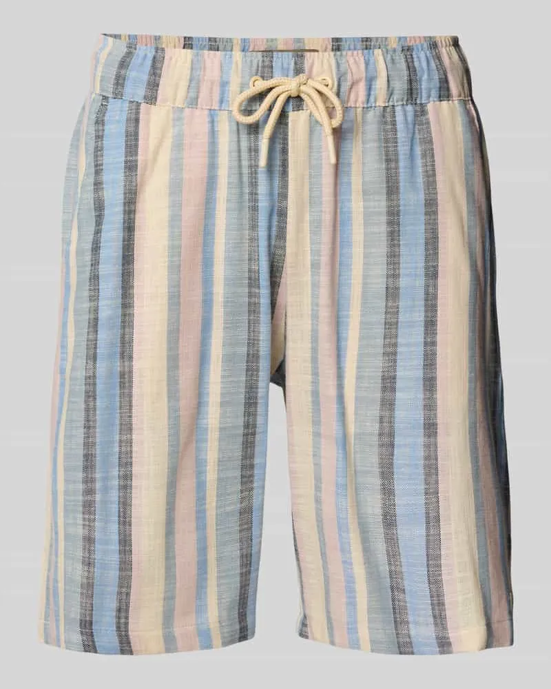 Blend Shorts mit elastischem Bund Modell 'MORGAN Rauchblau