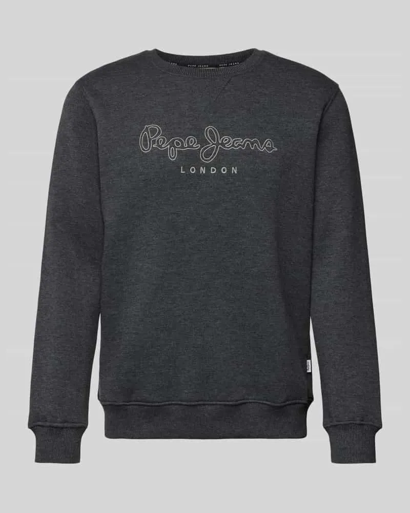Pepe Jeans Sweatshirt mit Label-Stitching Modell 'Nouvel 