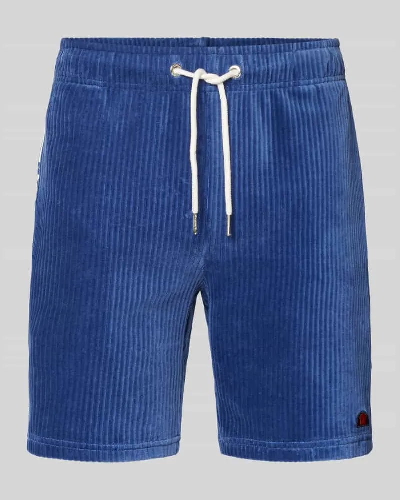 Ellesse Regular Fit Cordshorts mit Logo-Badge Modell 'TOMATRO 