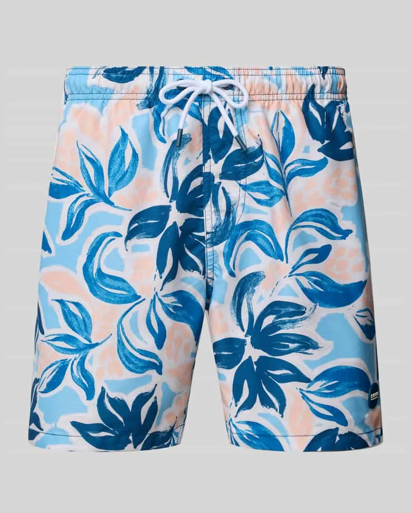 Shiwi Regular Fit Badehose mit Label-Patch Modell 'Mike 