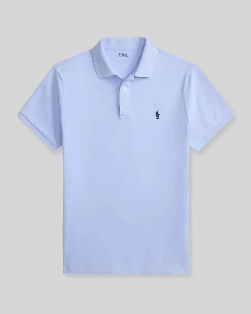 Ralph Lauren Regular Fit Poloshirt aus Baumwoll-Mix Bleu
