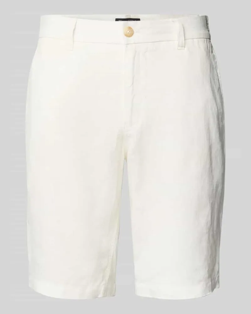 Marc O'Polo Regular Fit Shorts aus reinem Leinen Modell 'RESO JOGGER 