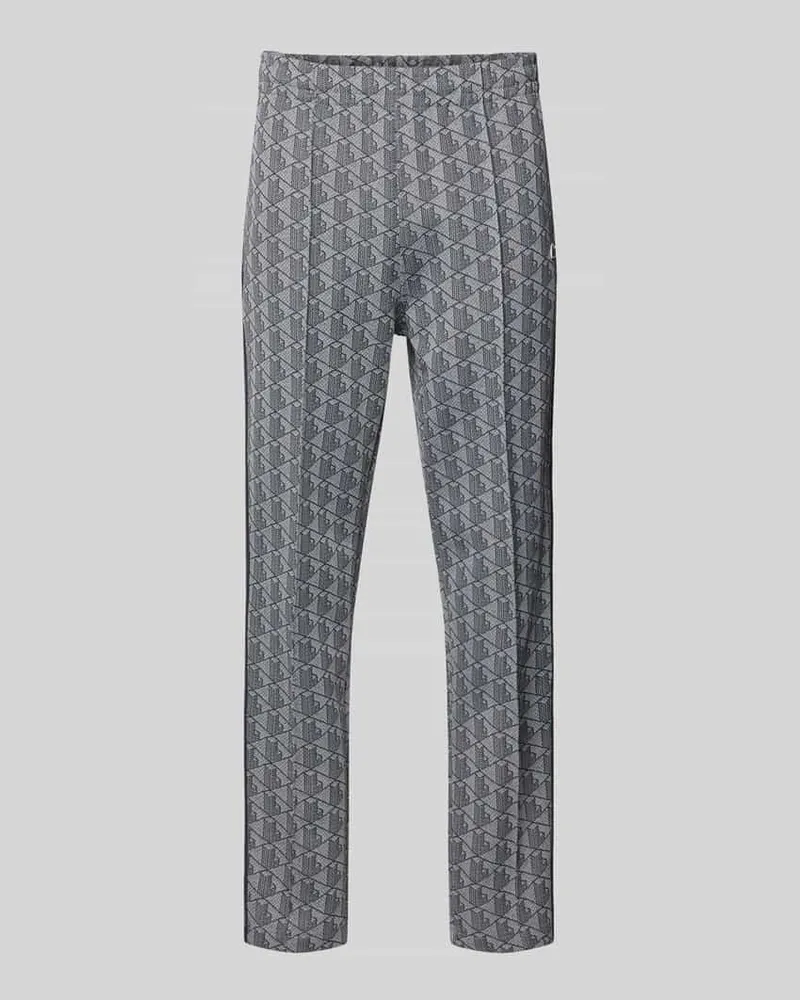 Lacoste Regular Fit Sweathose mit Baumwoll-Anteil Mittelgrau