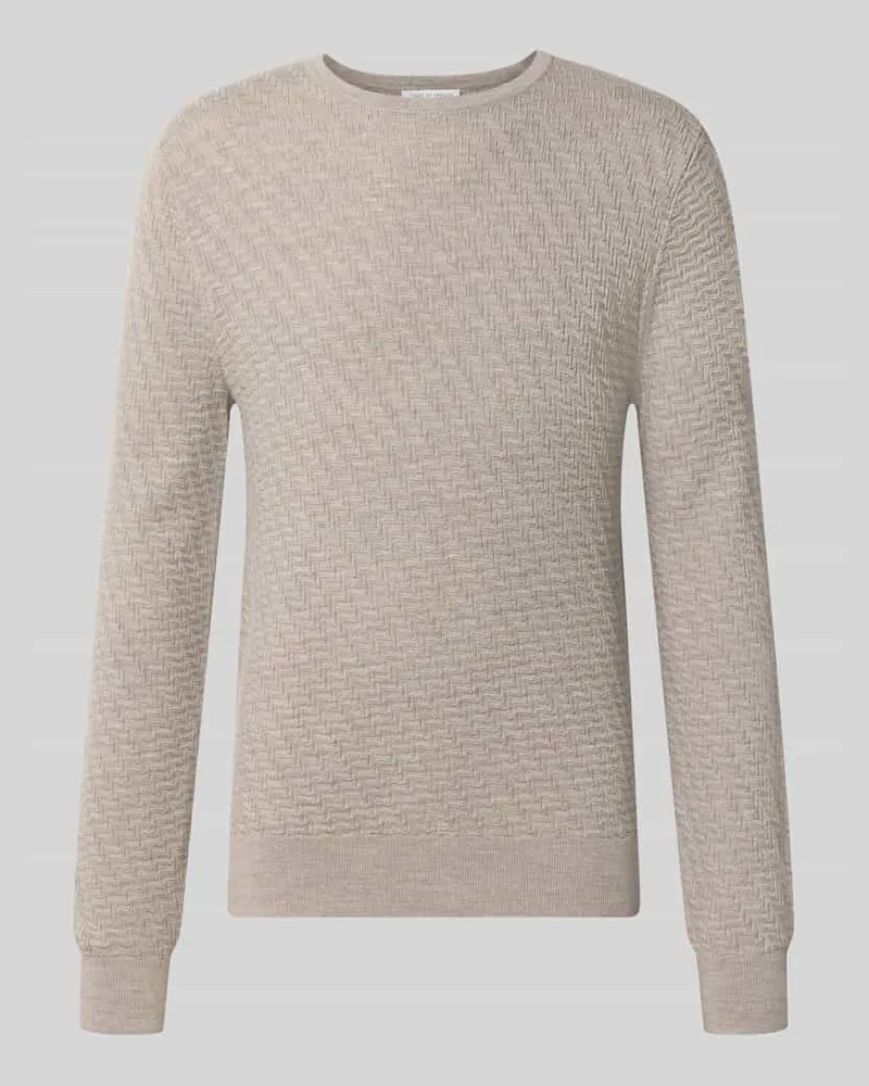 Tiger of Sweden Wollpullover mit Struktur-Muster Modell 'Connor Hazel