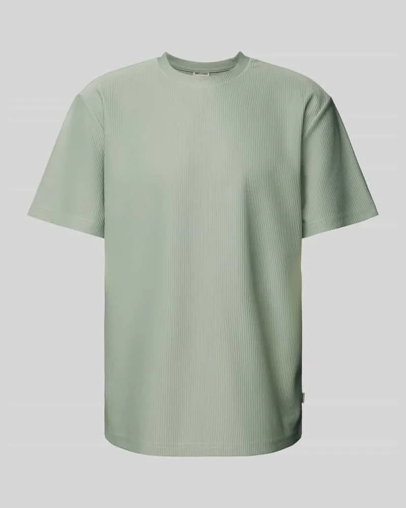 Only & Sons Relaxed Fit T-Shirt mit Label-Detail Modell 'FRED Gruen