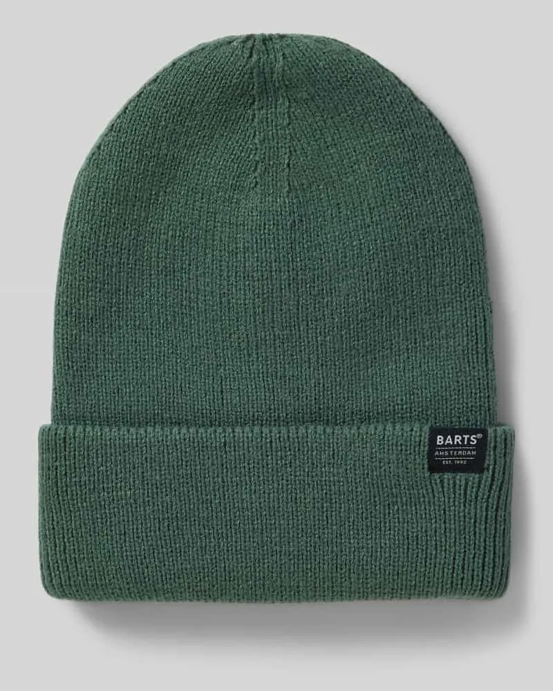 Barts Beanie mit Label-Detail Modell 'KINABALU Petrol