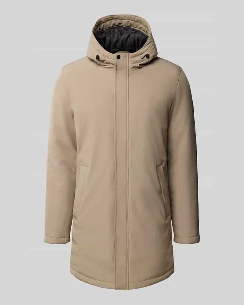 Matinique Jacke mit Eingrifftaschen Modell 'Madeston Mittelbraun