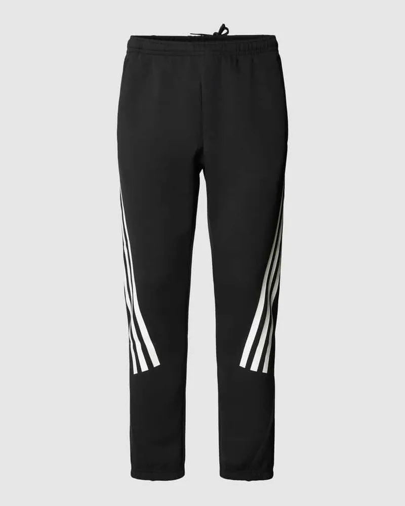 adidas Jogpants mit Kontraststreifen und elastischem Bund 