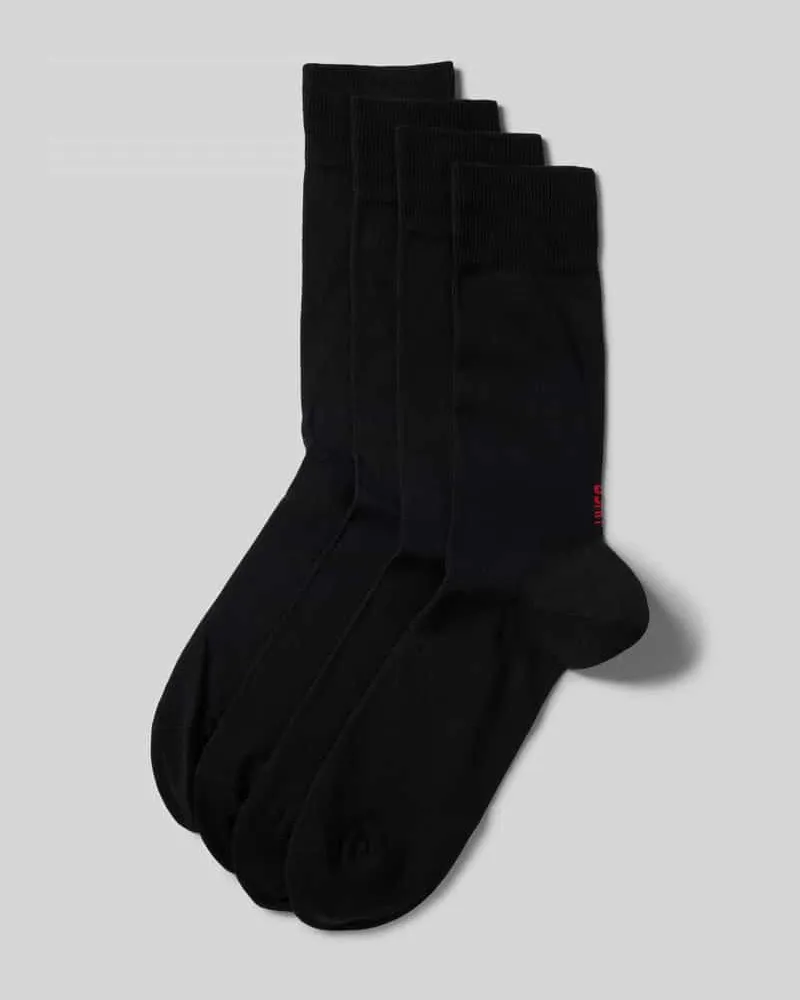 HUGO BOSS Socken aus Baumwoll-Mix im 4er-Pack Black