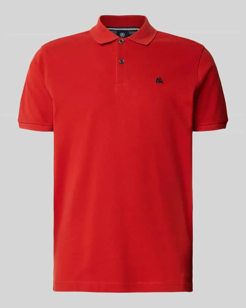 Lerros Poloshirt mit Label-Stitching 