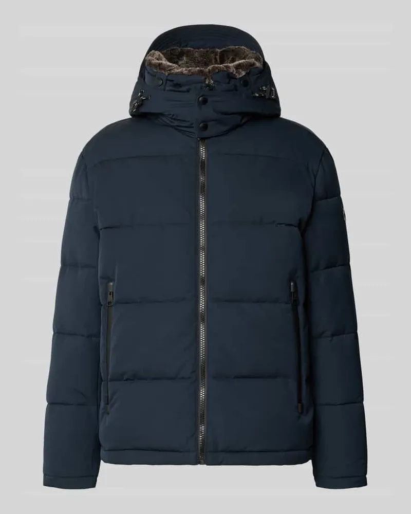 Strellson Regular Fit Steppjacke mit Reißverschlusstaschen Modell 'ARCOLA Dunkelblau